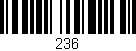 Código de barras (EAN, GTIN, SKU, ISBN): '236'