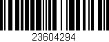 Código de barras (EAN, GTIN, SKU, ISBN): '23604294'