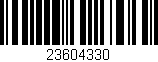 Código de barras (EAN, GTIN, SKU, ISBN): '23604330'