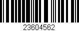 Código de barras (EAN, GTIN, SKU, ISBN): '23604562'