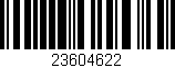 Código de barras (EAN, GTIN, SKU, ISBN): '23604622'