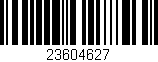 Código de barras (EAN, GTIN, SKU, ISBN): '23604627'