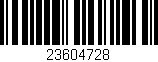 Código de barras (EAN, GTIN, SKU, ISBN): '23604728'