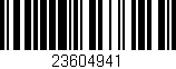 Código de barras (EAN, GTIN, SKU, ISBN): '23604941'