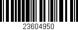 Código de barras (EAN, GTIN, SKU, ISBN): '23604950'