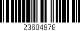 Código de barras (EAN, GTIN, SKU, ISBN): '23604978'