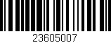 Código de barras (EAN, GTIN, SKU, ISBN): '23605007'