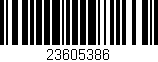 Código de barras (EAN, GTIN, SKU, ISBN): '23605386'