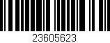 Código de barras (EAN, GTIN, SKU, ISBN): '23605623'