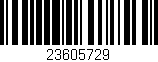 Código de barras (EAN, GTIN, SKU, ISBN): '23605729'