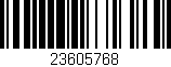 Código de barras (EAN, GTIN, SKU, ISBN): '23605768'