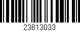 Código de barras (EAN, GTIN, SKU, ISBN): '23613033'