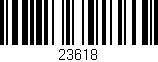 Código de barras (EAN, GTIN, SKU, ISBN): '23618'