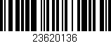 Código de barras (EAN, GTIN, SKU, ISBN): '23620136'
