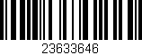 Código de barras (EAN, GTIN, SKU, ISBN): '23633646'