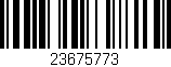 Código de barras (EAN, GTIN, SKU, ISBN): '23675773'
