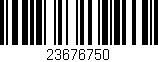 Código de barras (EAN, GTIN, SKU, ISBN): '23676750'