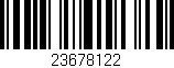 Código de barras (EAN, GTIN, SKU, ISBN): '23678122'