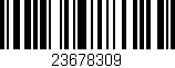 Código de barras (EAN, GTIN, SKU, ISBN): '23678309'