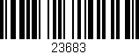 Código de barras (EAN, GTIN, SKU, ISBN): '23683'