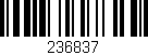 Código de barras (EAN, GTIN, SKU, ISBN): '236837'