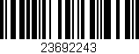 Código de barras (EAN, GTIN, SKU, ISBN): '23692243'