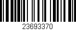 Código de barras (EAN, GTIN, SKU, ISBN): '23693370'