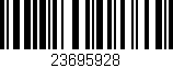 Código de barras (EAN, GTIN, SKU, ISBN): '23695928'