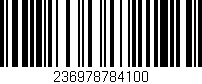 Código de barras (EAN, GTIN, SKU, ISBN): '236978784100'