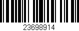 Código de barras (EAN, GTIN, SKU, ISBN): '23698914'