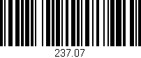 Código de barras (EAN, GTIN, SKU, ISBN): '237.07'
