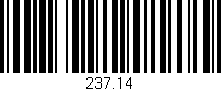 Código de barras (EAN, GTIN, SKU, ISBN): '237.14'