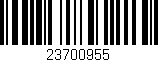 Código de barras (EAN, GTIN, SKU, ISBN): '23700955'