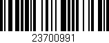 Código de barras (EAN, GTIN, SKU, ISBN): '23700991'