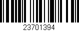 Código de barras (EAN, GTIN, SKU, ISBN): '23701394'
