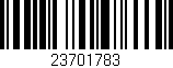 Código de barras (EAN, GTIN, SKU, ISBN): '23701783'