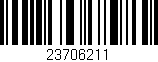 Código de barras (EAN, GTIN, SKU, ISBN): '23706211'