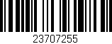 Código de barras (EAN, GTIN, SKU, ISBN): '23707255'