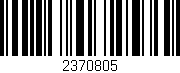 Código de barras (EAN, GTIN, SKU, ISBN): '2370805'