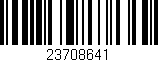 Código de barras (EAN, GTIN, SKU, ISBN): '23708641'