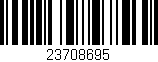 Código de barras (EAN, GTIN, SKU, ISBN): '23708695'