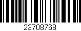 Código de barras (EAN, GTIN, SKU, ISBN): '23708768'