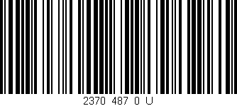 Código de barras (EAN, GTIN, SKU, ISBN): '2370_487_0_U'