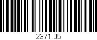 Código de barras (EAN, GTIN, SKU, ISBN): '2371.05'
