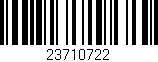 Código de barras (EAN, GTIN, SKU, ISBN): '23710722'