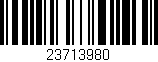 Código de barras (EAN, GTIN, SKU, ISBN): '23713980'
