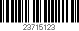 Código de barras (EAN, GTIN, SKU, ISBN): '23715123'
