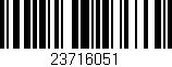 Código de barras (EAN, GTIN, SKU, ISBN): '23716051'