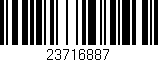 Código de barras (EAN, GTIN, SKU, ISBN): '23716887'