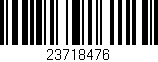 Código de barras (EAN, GTIN, SKU, ISBN): '23718476'